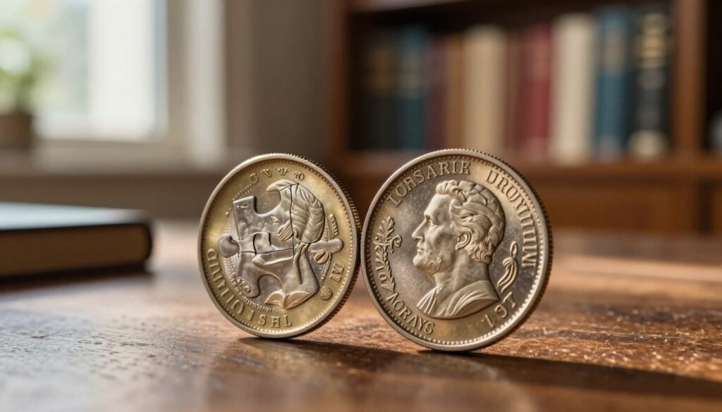 2 jigsaw coin