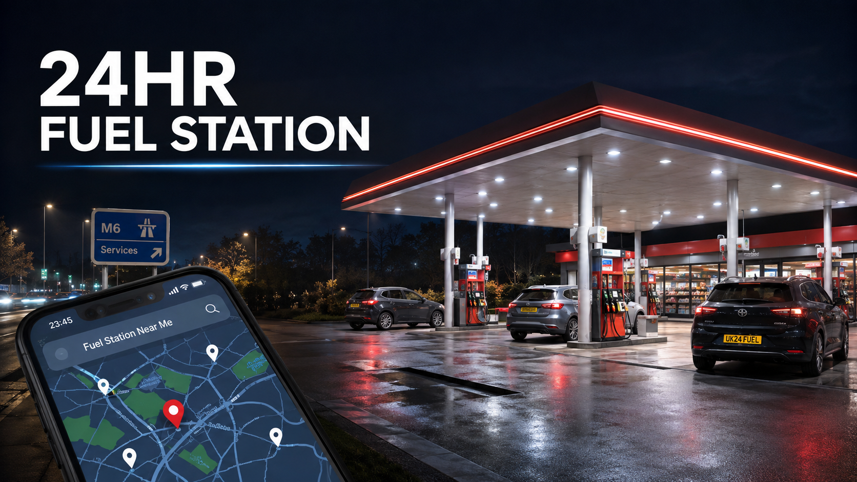 Find a 24hr Fuel Station Near You in the UK Today