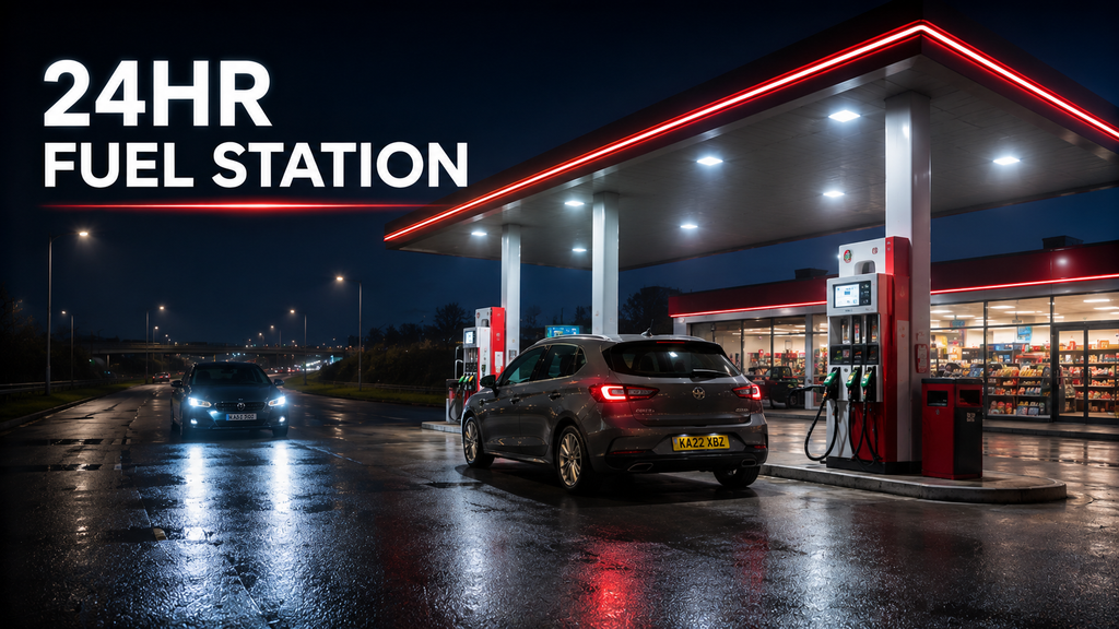 24hr fuel station