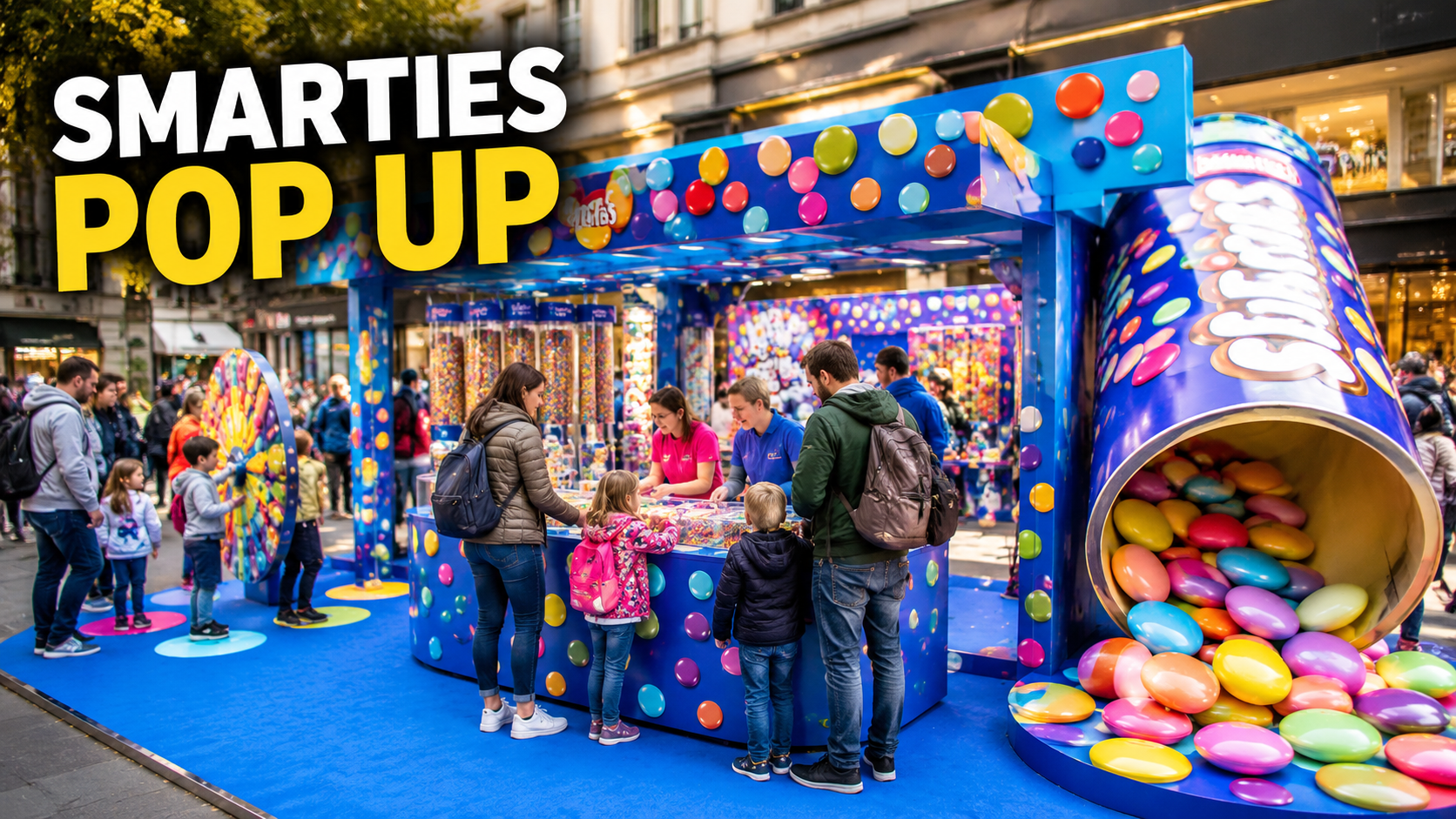 How to Create a Smarties Pop Up That Delights Everyone