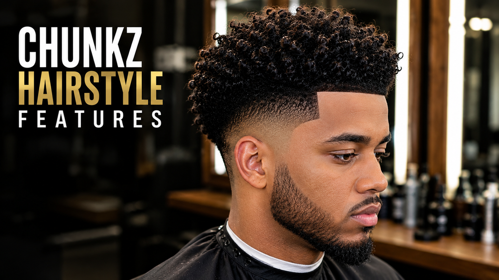 Chunkz hairstyle features