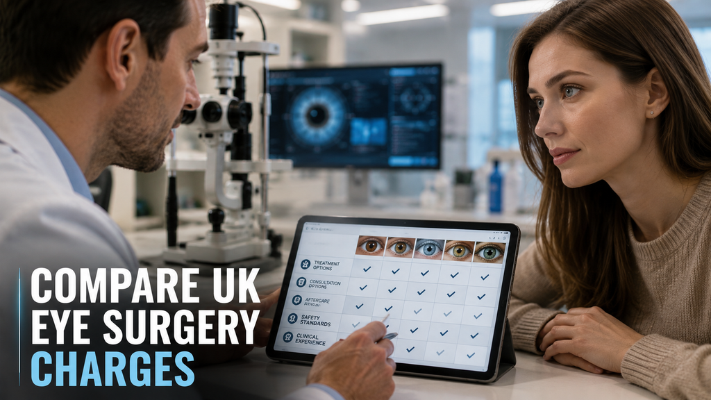 UK eye colour surgery charges
