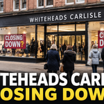 whiteheads carlisle closing down