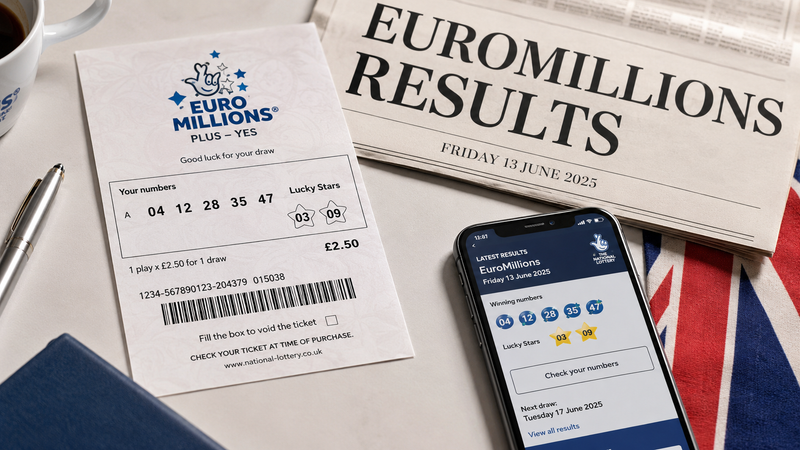 Check Euromillions Friday 13th June 2025 Results Now