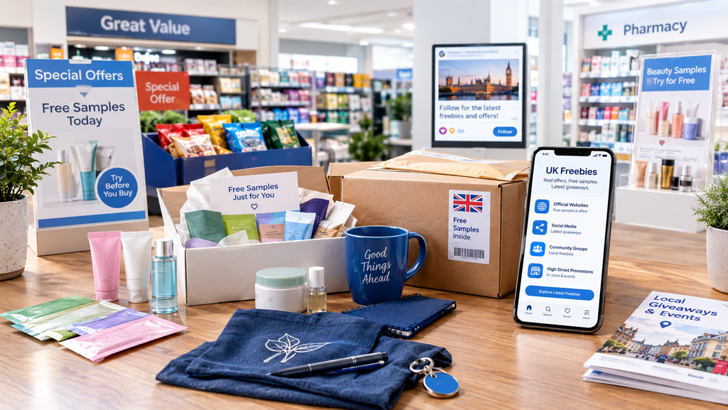 How to receive free stuff through genuine UK offers and product samples