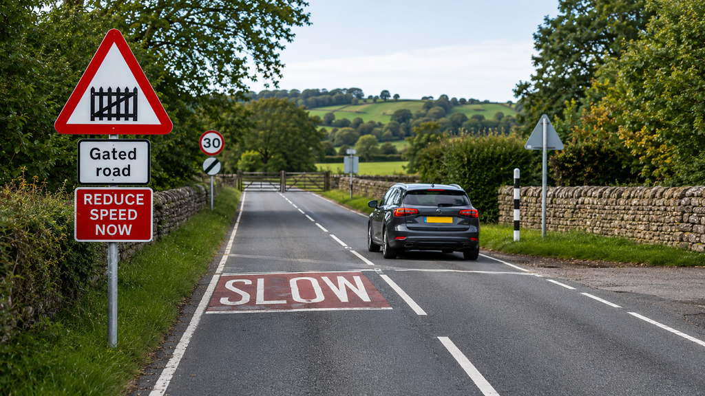 UK road signage