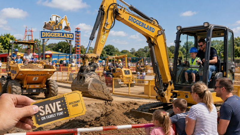 Diggerland Discount Code – Save Big on UK Family Fun