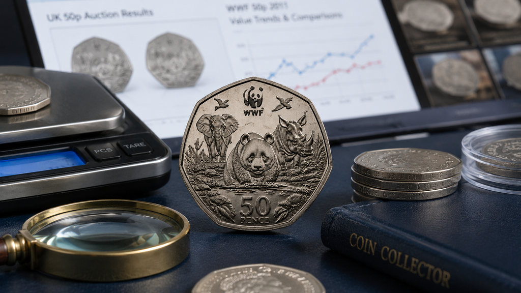 50p WWF 2011 value in 2026 for UK coin collectors