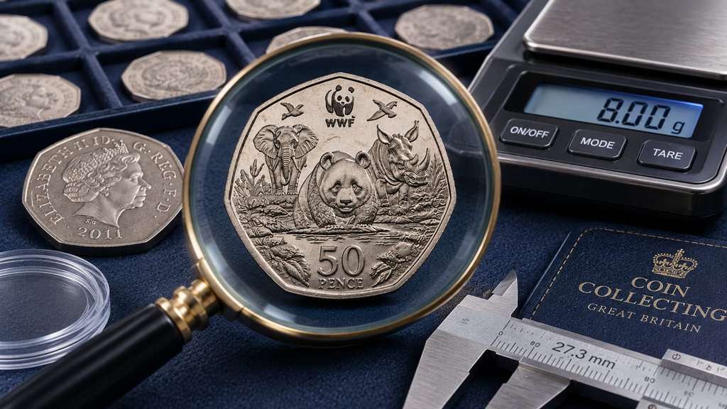 How to identify an authentic and valuable 2011 WWF 50p coin