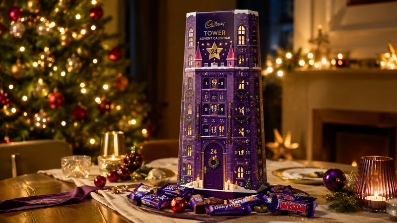 Cadbury Tower Advent Calendar – Countdown to Christmas Joy