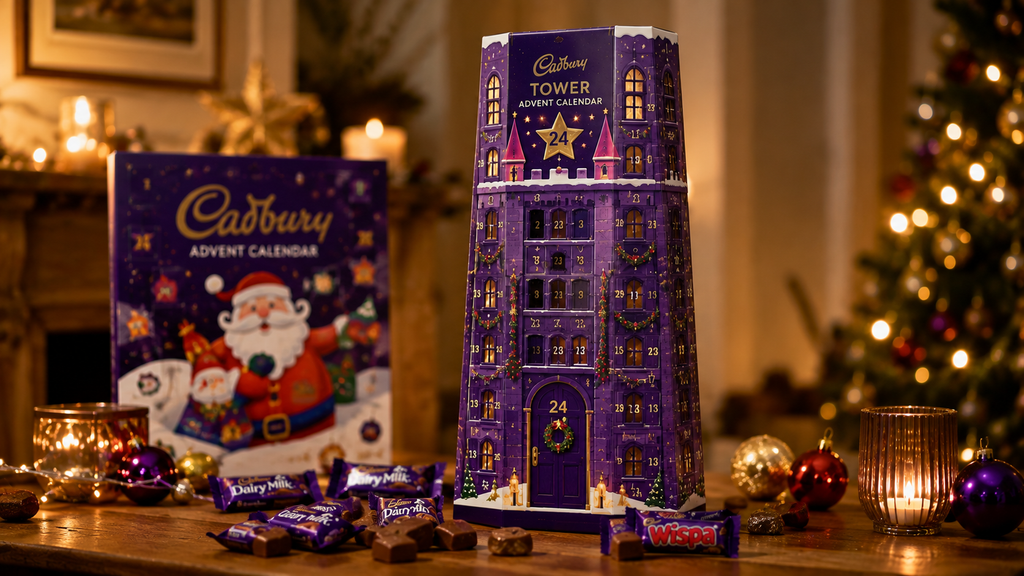 Cadbury Tower Advent Calendar unique 3D design and festive chocolate treats