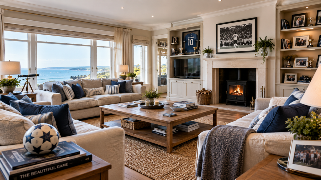 Reported interior of Harry Redknapp’s house with comfortable coastal décor