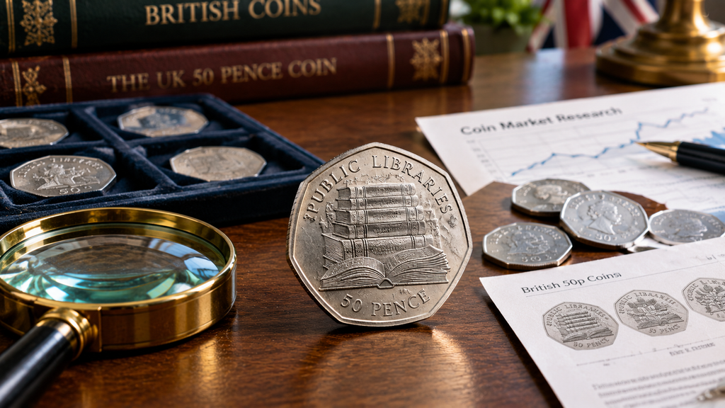 Public Library 50p value in today’s UK collecting market