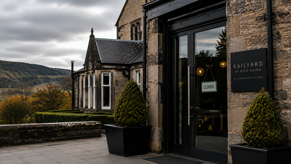What happened at Kailyard and current Nick Nairn restaurant closure status